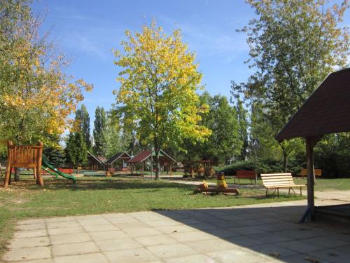 Školní zahrada na podzim